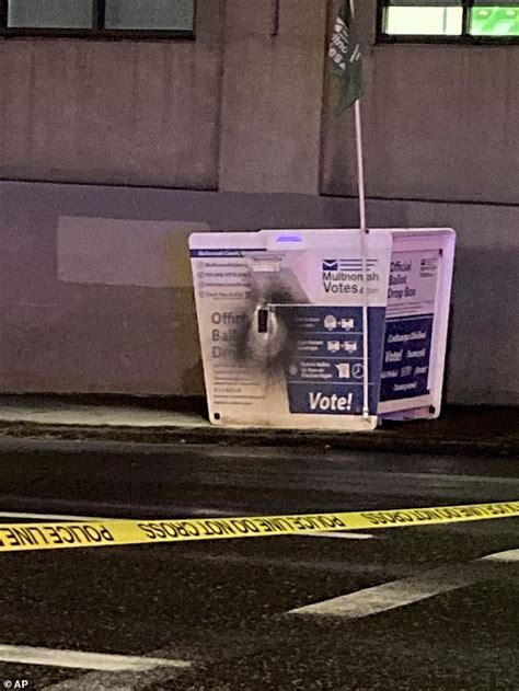 Portland police say ballot box arsonist has ‘wealth of  